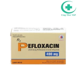 Pefloxacin 400mg Domesco - Thuốc điều trị viêm, nhiễm khuẩn
